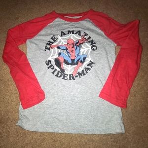 Spiderman long sleeve, boys 7